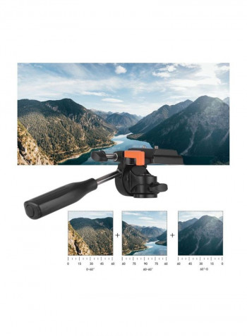 Aluminum Alloy Photography Camera Monopod Black/Red/Orange