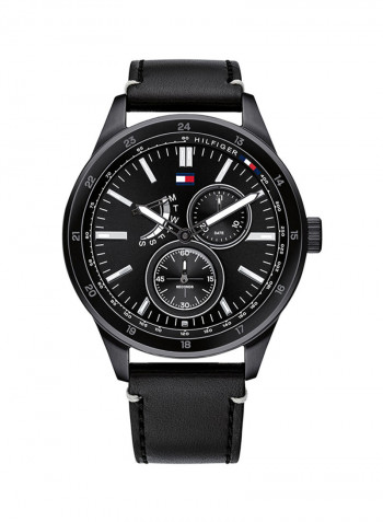 Men's Leather Quartz Wrist Watch 1791638