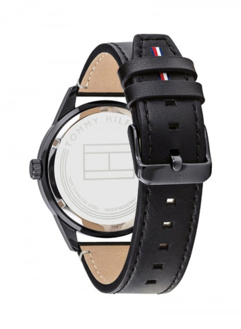 Men's Leather Quartz Wrist Watch 1791638