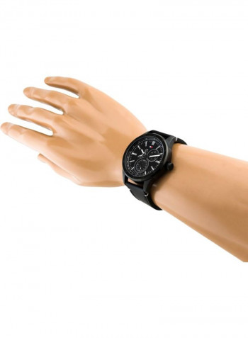 Men's Leather Quartz Wrist Watch 1791638