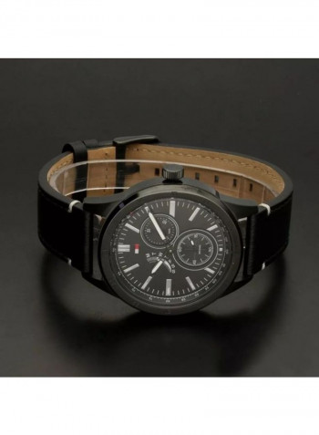 Men's Leather Quartz Wrist Watch 1791638