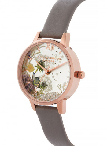 Women's Leather Analog Wrist Watch OB16SG02