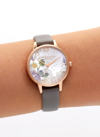 Women's Leather Analog Wrist Watch OB16SG02