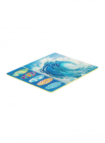 Surf Boards And Wave Kitchen Mat Multicolour 22 x 32inch