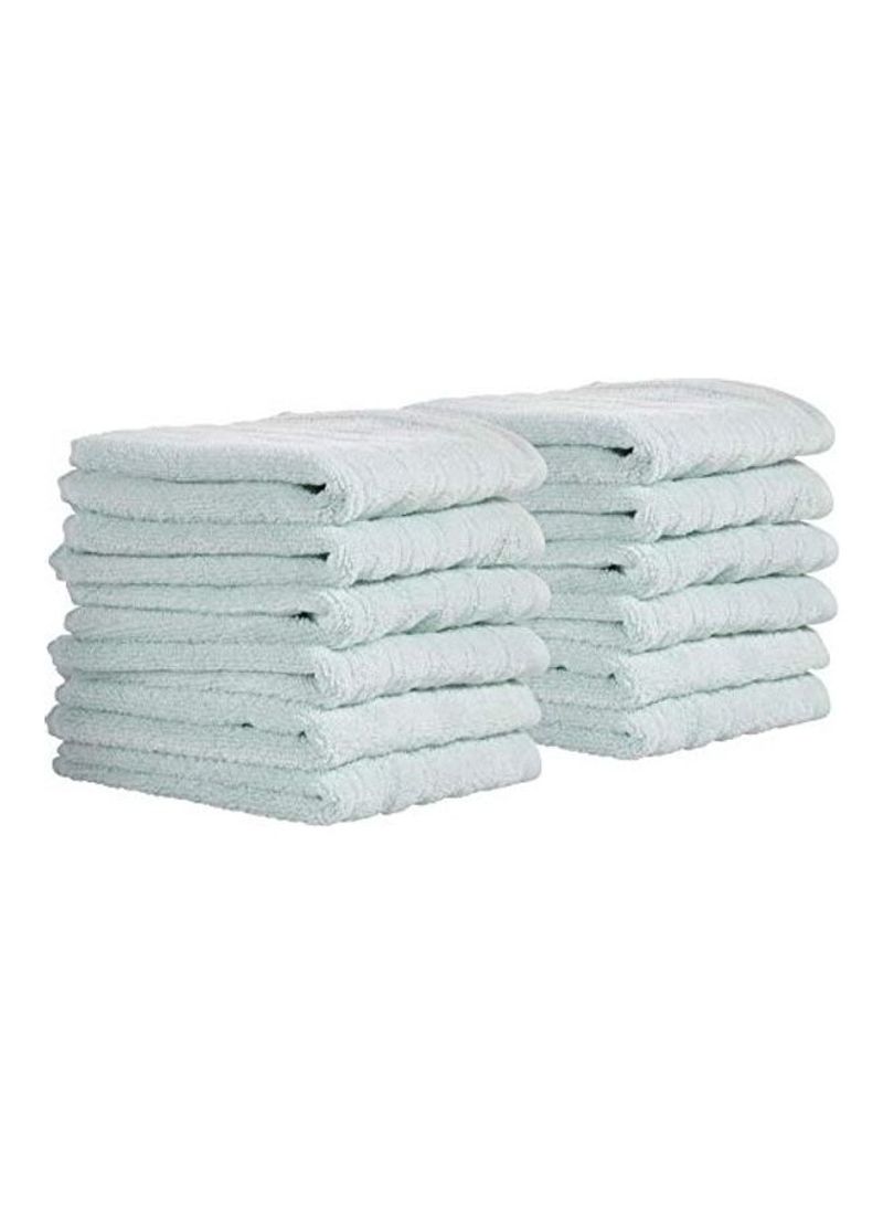 12-Piece Small Towel White 33x33x3cm