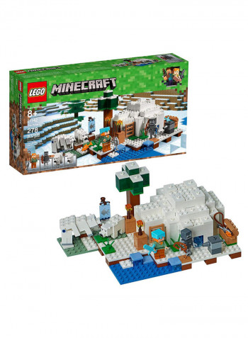 278-Piece Minecraft The Polar Igloo Building Toy Set