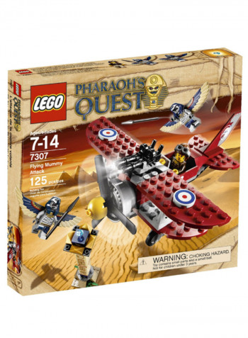 125-Piece Pharaoh's Quest Flying Mummy Attack Building Set