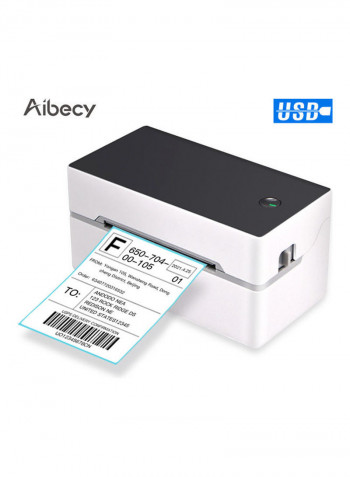 Desktop Label Printer White/Black