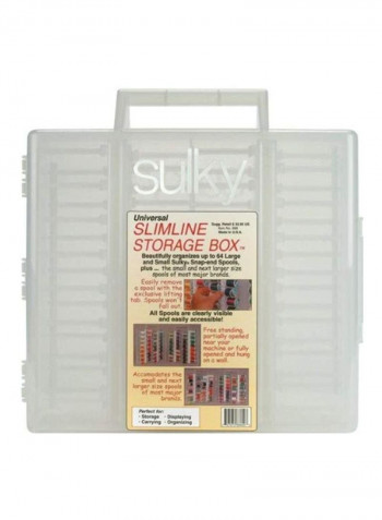 Slimline Storage Box Clear