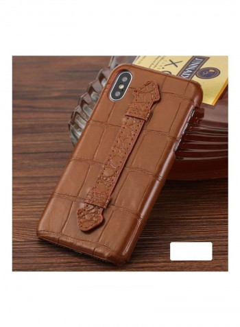 Protective Case Cover For Apple iPhone XS Brown