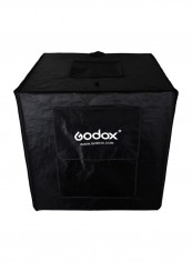 LED Mini Photography Studio Shooting Tent 60x60x60centimeter Black
