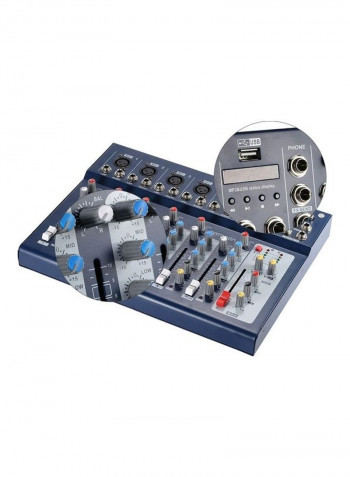 F7-USB 7-Channel Digital Mic Line Audio Sound Mixer Mixing Console