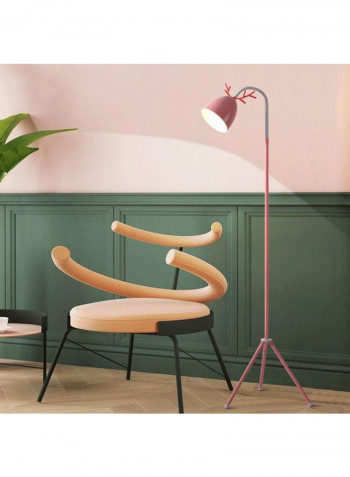 YWXLight Macaron Floor Lamp Nordic Bedroom Living Room Pink 34x28x23cm