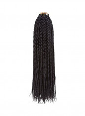 6-Piece Senegalese Synthetic Hair Extension Black 18inch