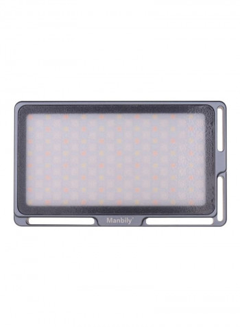 Portable Video Light Panel 13.3x7.9x1.6centimeter Grey