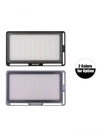 Portable Video Light Panel 13.3x7.9x1.6centimeter Grey