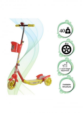 3 Wheel Adjustable Height Scooter