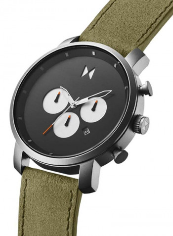Men's Water Resistance Leather Analog Watch 2800008-D
