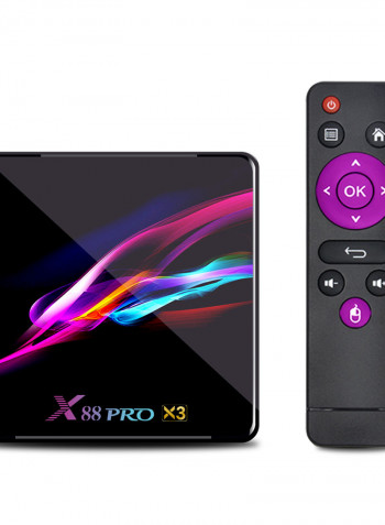 X88 Pro X3 Smart Android TV Box LU-V5-549 Multicolour
