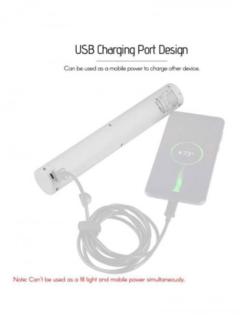 5200 mAh Mini LED Lamp Bar With Charging Port White