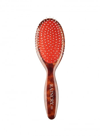 Detangle Paddle Brush Brown/Orange