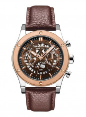 Men's Dress Sport Water Resistance Leather Analog Watch KC51118002