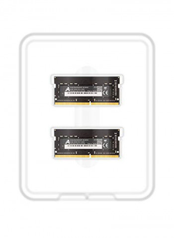 Gear (2 x 8GB) DDR4 2666MHz PC4-21300 Non-ECC 260-Pin SODIMM RAM Memory Module Upgrade 16GB Black