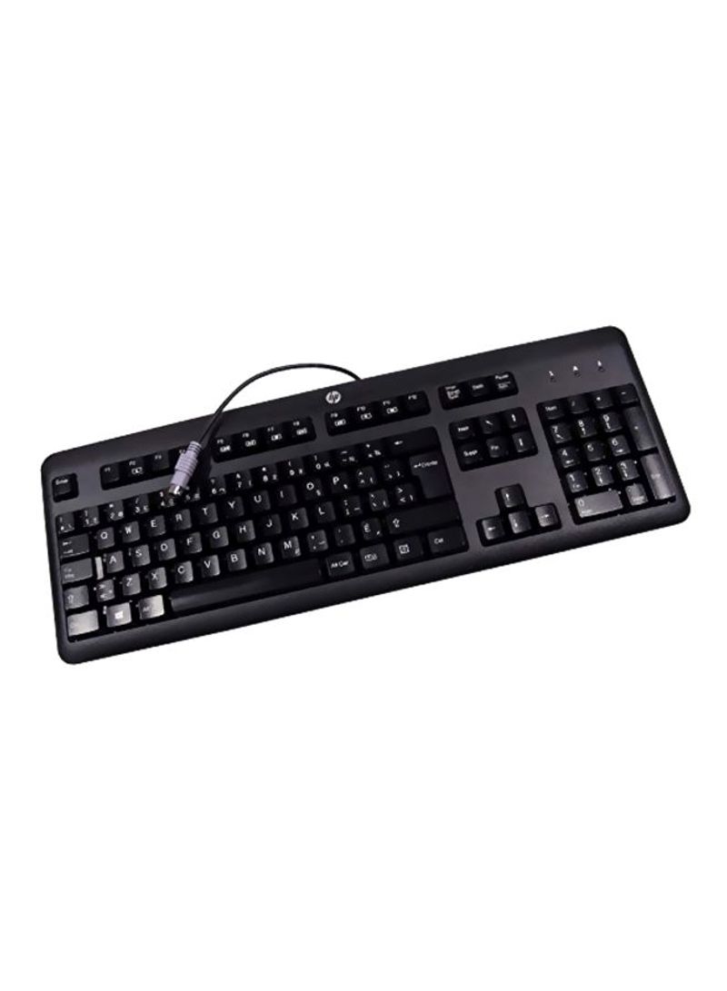 Wired French Canadian Keyboard Black