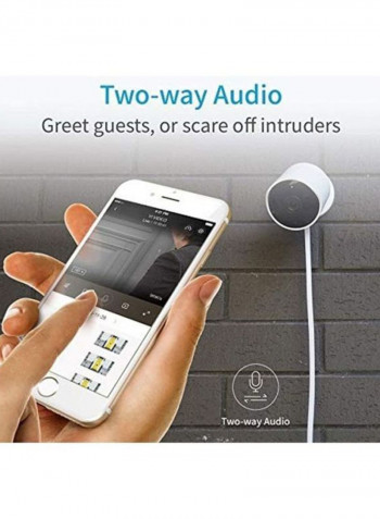 2-Piece 1080p Surveillance Camera Set
