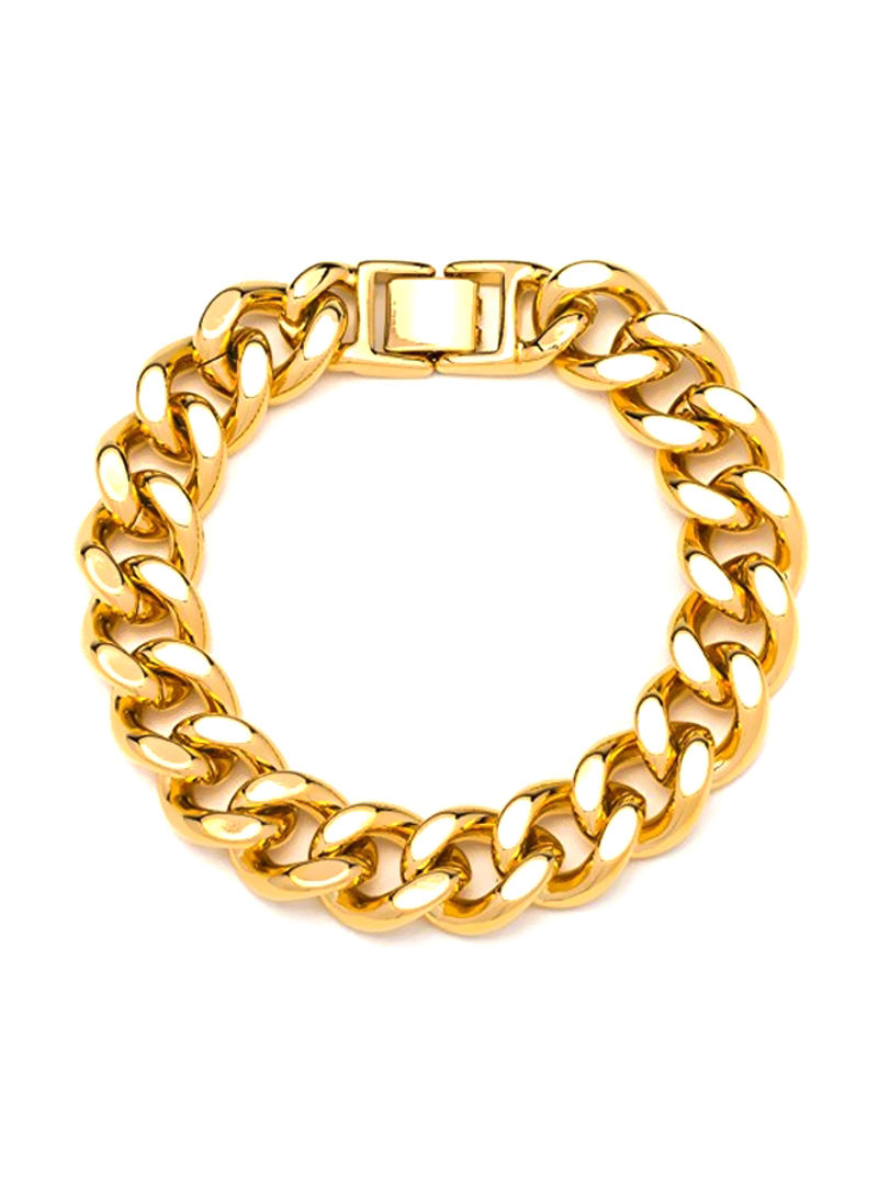 24k Gold Plated Cuban Link Bracelet