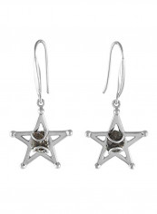 925 Sterling Silver Star Earrings