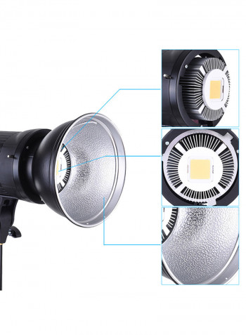 Wireless Remote Control LED Video Light Black