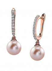 925 Sterling Silver Freshwater Cultured Zara Earrings With Pearl