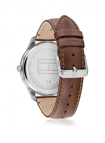 Men's Leather Strap Essentials Analog Watch 1791659