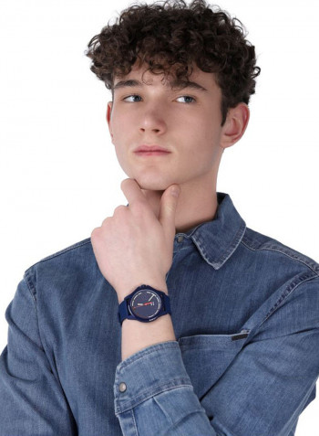 Men's Sneaker Water Resistant Silicone Analog Watch 1791625