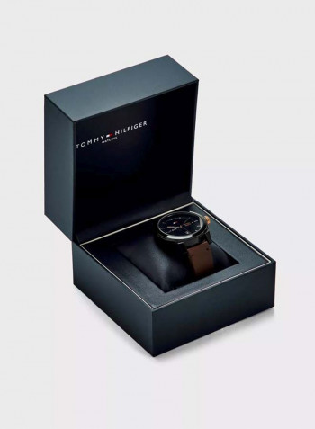 Men's Leather Analog Wrist Watch 1791748
