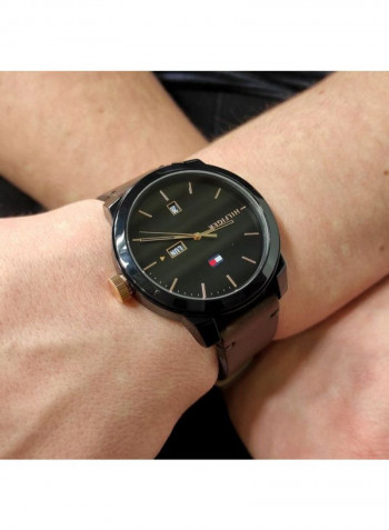 Men's Leather Analog Wrist Watch 1791748