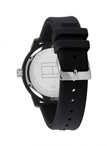 Men's Silicone Analog Wrist Watch