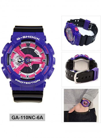Men's Water Resistant Analog/Digital Watch GA-110NC-6ADR