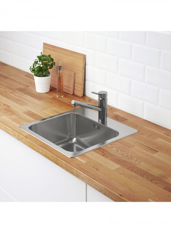 Stainless Steel Inset Sink Bowl Multicolour 46x46centimeter