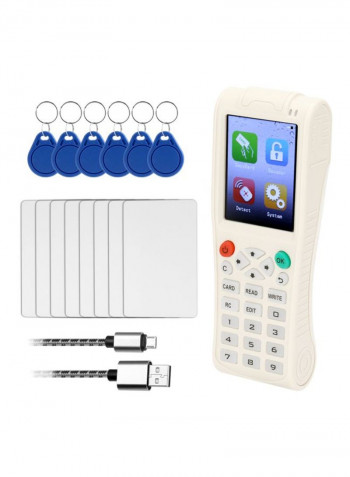Handheld Key Machine White 22.5x15x6.2centimeter