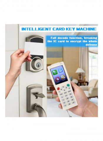 Handheld Key Machine White 22.5x15x6.2centimeter