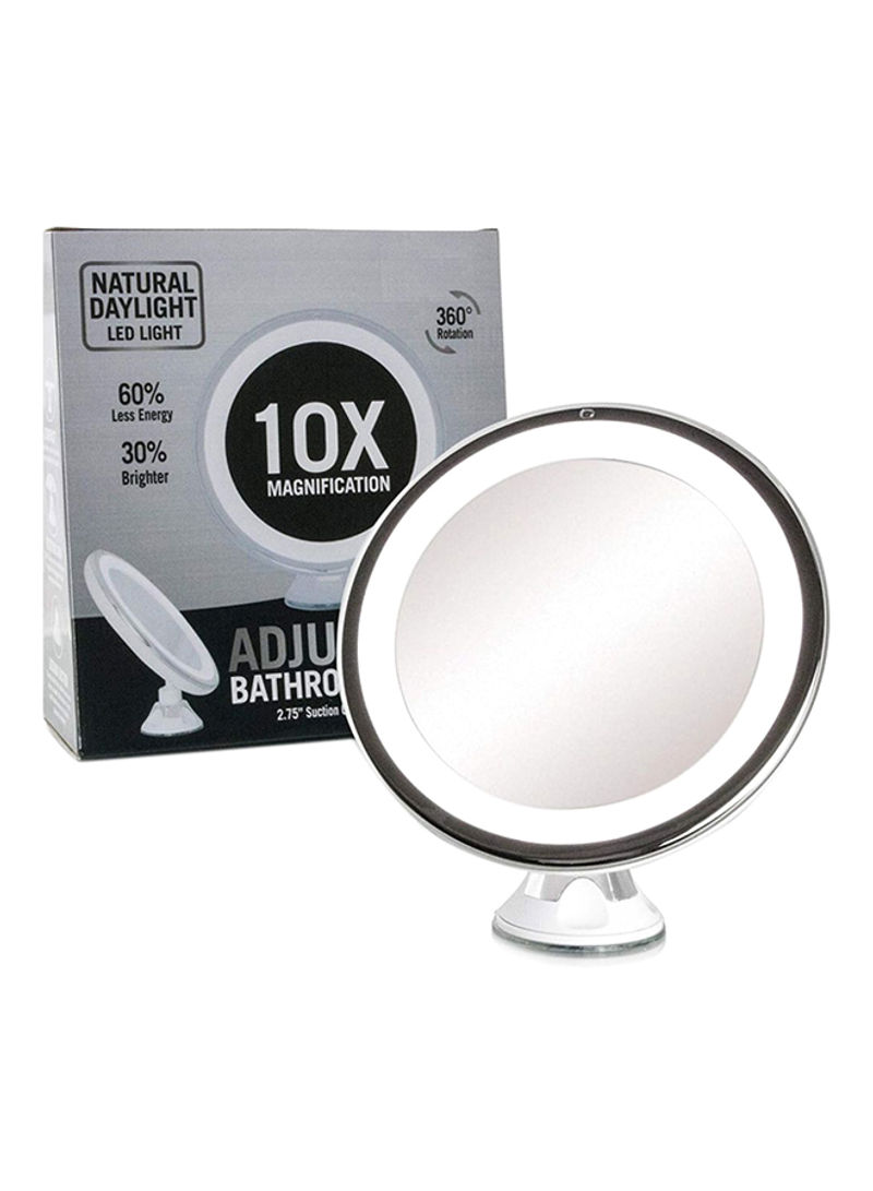 Adjustable Magnifying Makeup Mirror Clear/Grey/Black