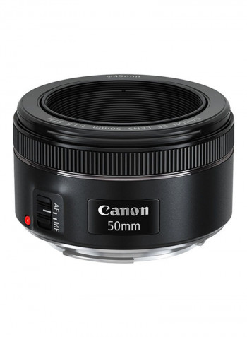 EF 50mm F/1.8 STM Lens For Canon DSLR Cameras Black