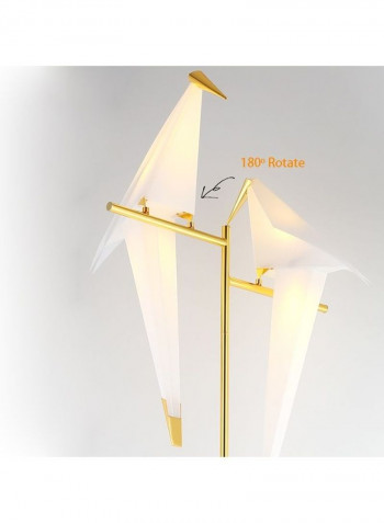 LED Bedroom Vertical Floor Lamp Yellow 170 x 60 x 60centimeter