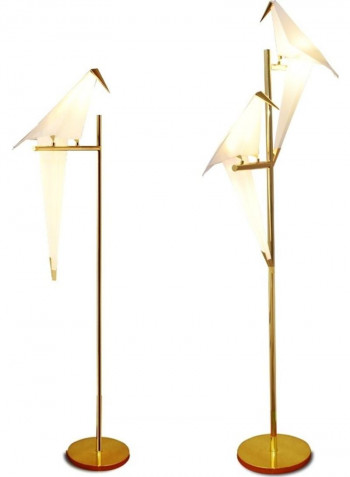 LED Bedroom Vertical Floor Lamp Yellow 170 x 60 x 60centimeter