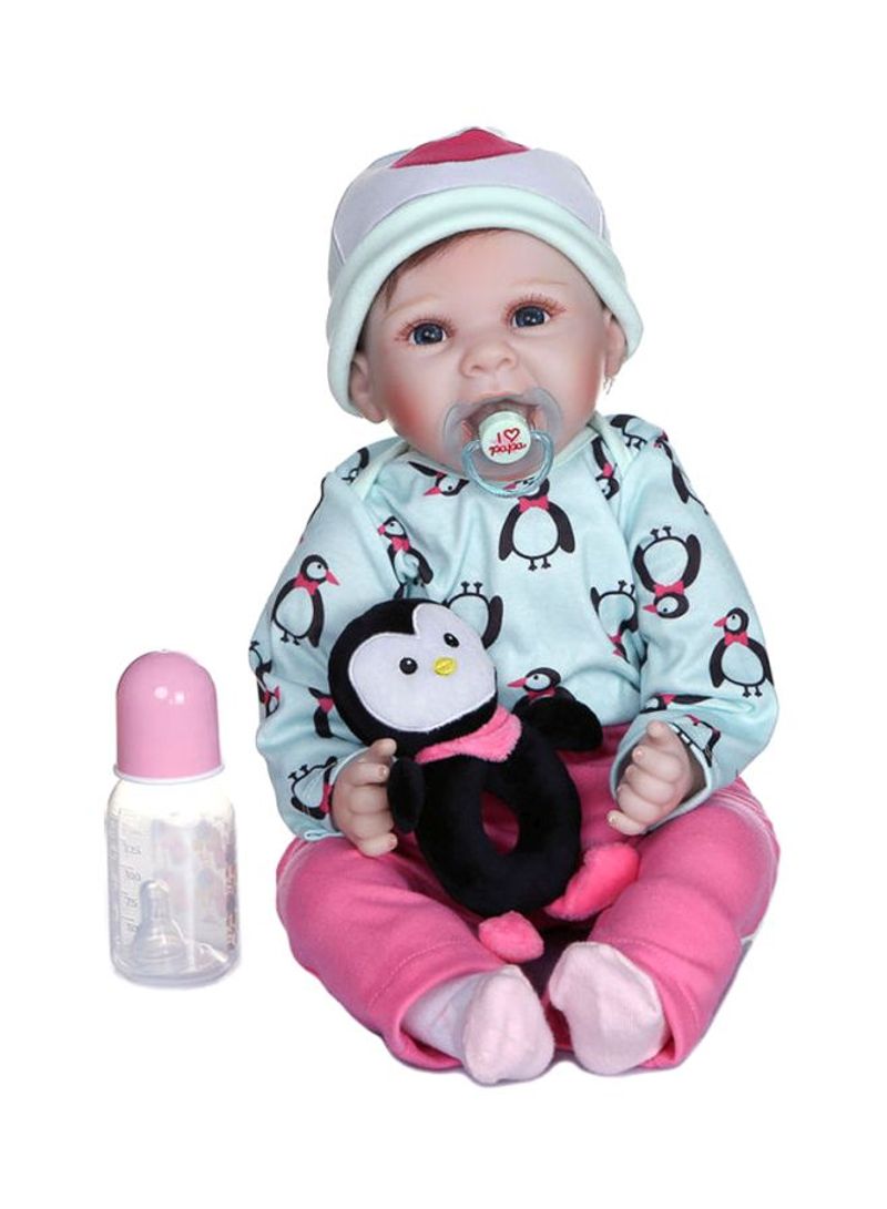 Reborn Realistic Doll with Penguin Outfit 22inch