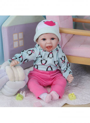 Reborn Realistic Doll with Penguin Outfit 22inch