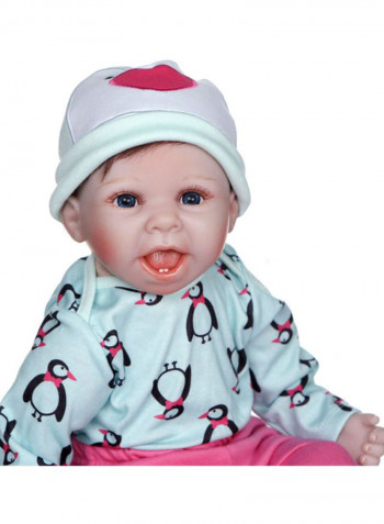 Reborn Realistic Doll with Penguin Outfit 22inch