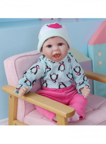 Reborn Realistic Doll with Penguin Outfit 22inch